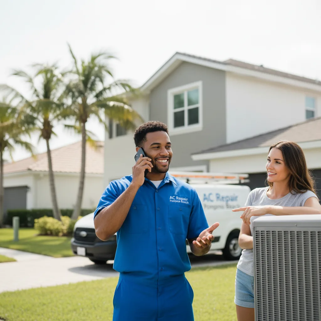 AC Repair Pompano Beach customer support in North Babylon